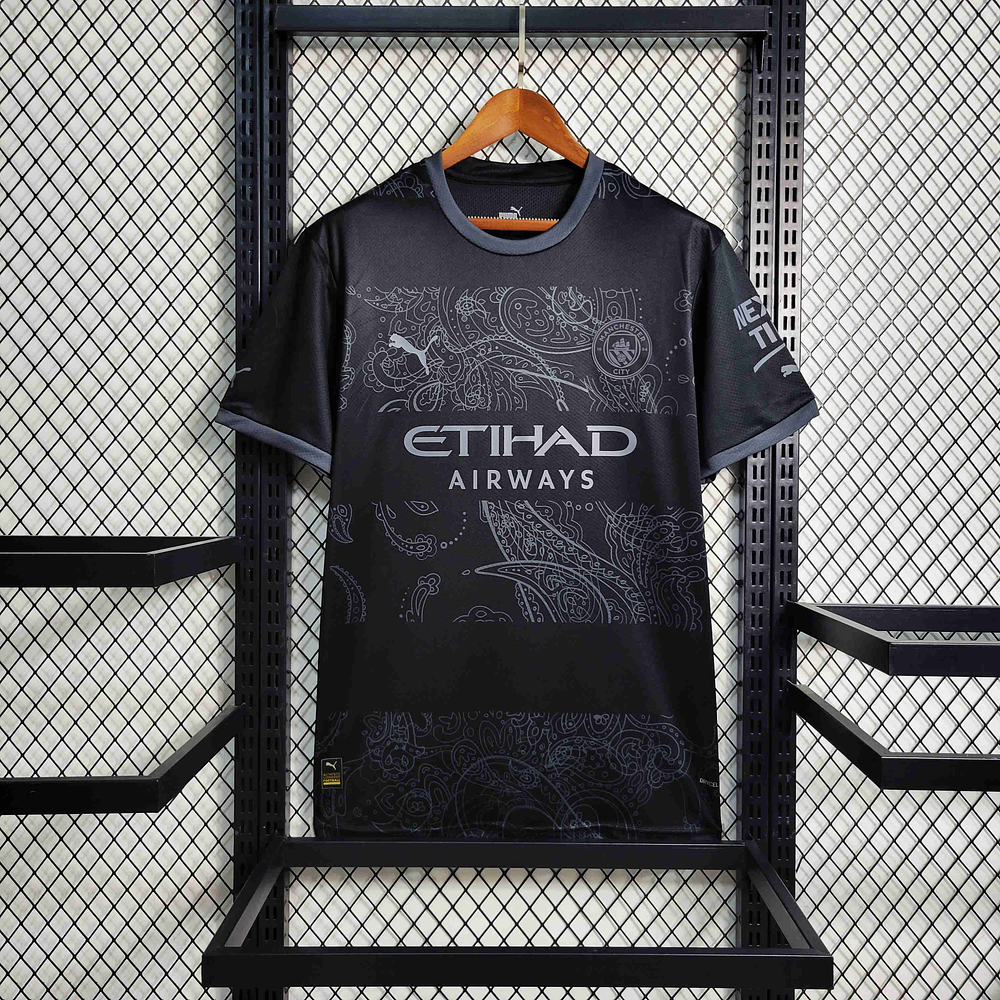 23/24 Manchester City "Blackout" Special Edition Jersey | Football Jersey Central