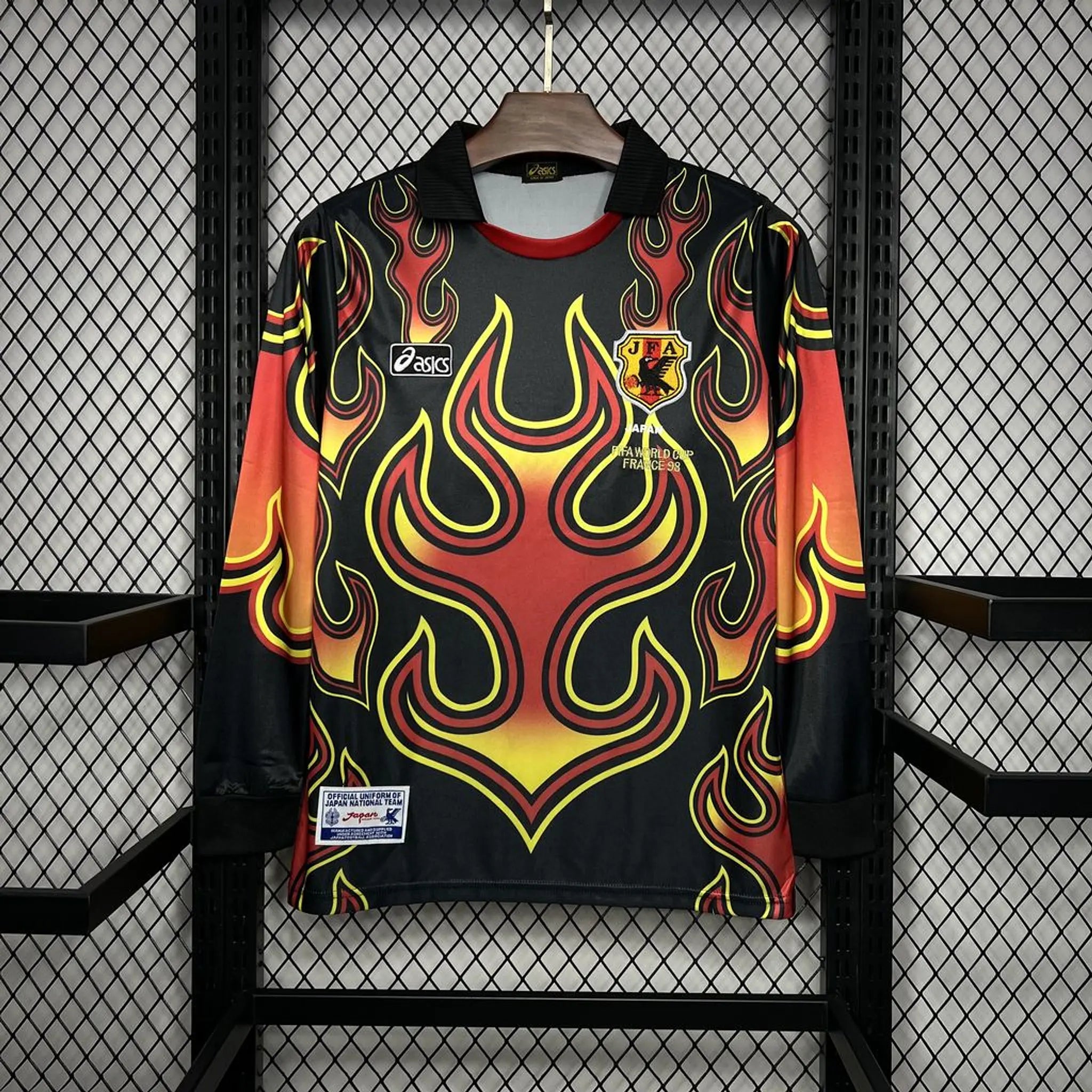 1998 Japan Goalkeeper World Cup Long Sleeve Retro GK Jersey | Football Jersey Central