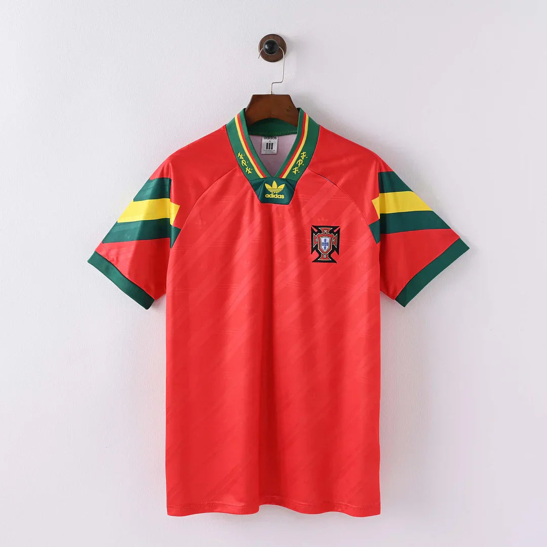 1992 Retro Portugal Home Jersey | Football Jersey Central