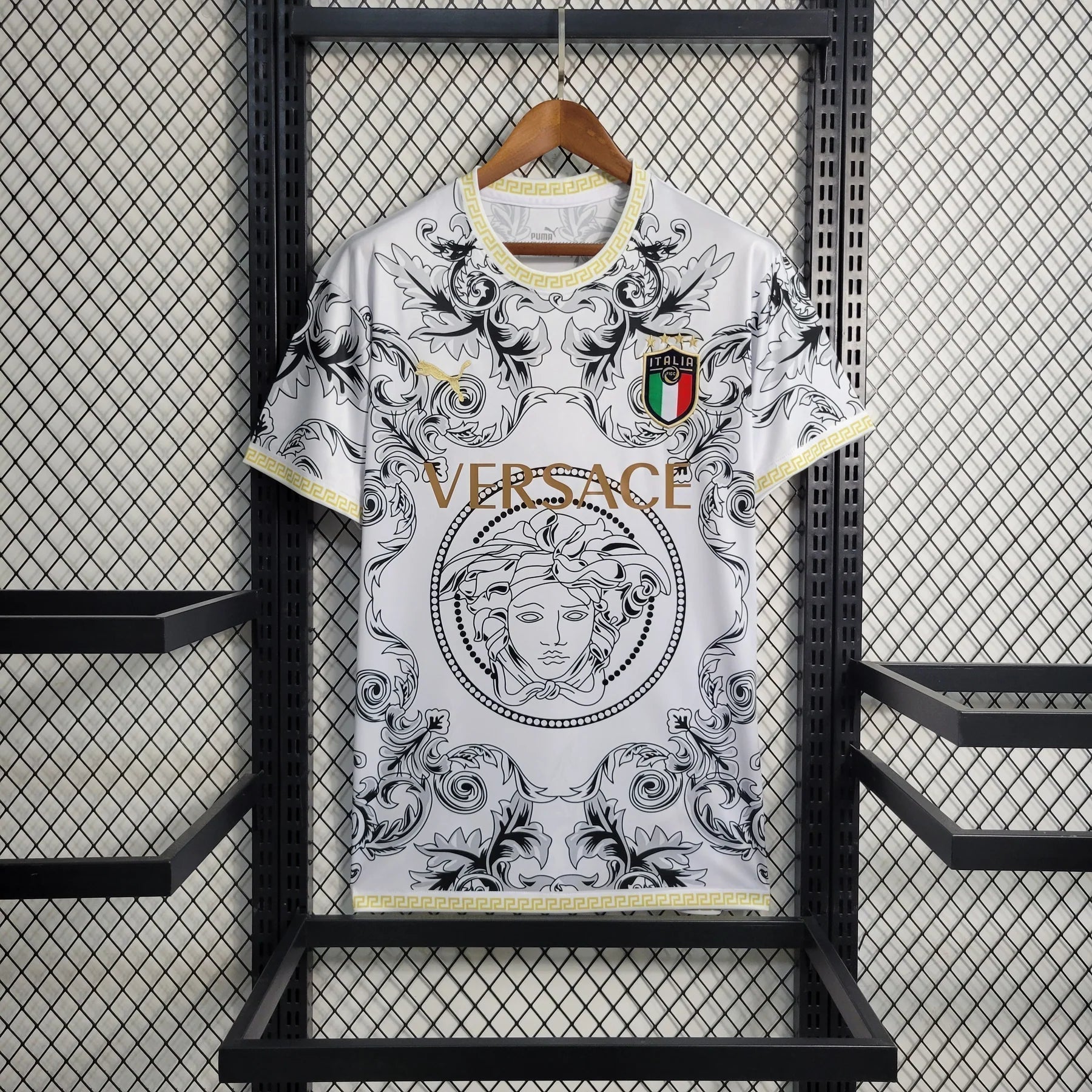 22/23 Italy "Versace" White Special Edition | Football Jersey Central