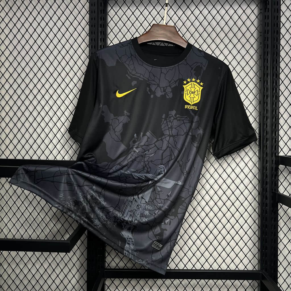 25/26 Brazil “Black Mountain” Special Edition Jersey | Football Jersey Central