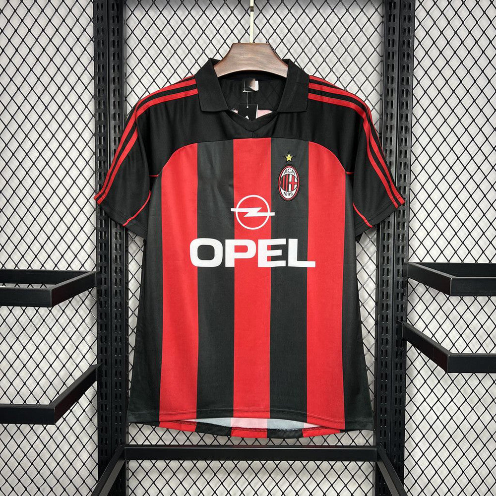 00/01 AC Milan Home Retro Jersey | Football Jersey Central