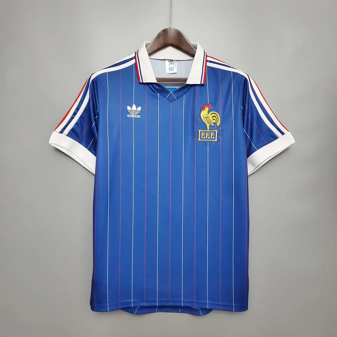 1982 Retro France Home Jersey | Football Jersey Central