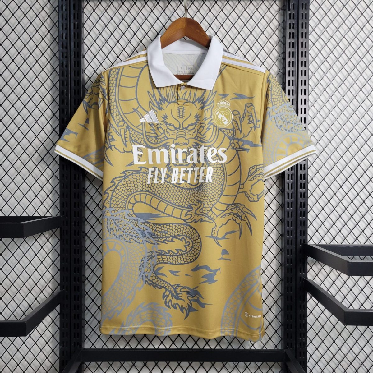 23/24 Real Madrid “Gold Dragon” Special Edition Jersey | Football Jersey Central