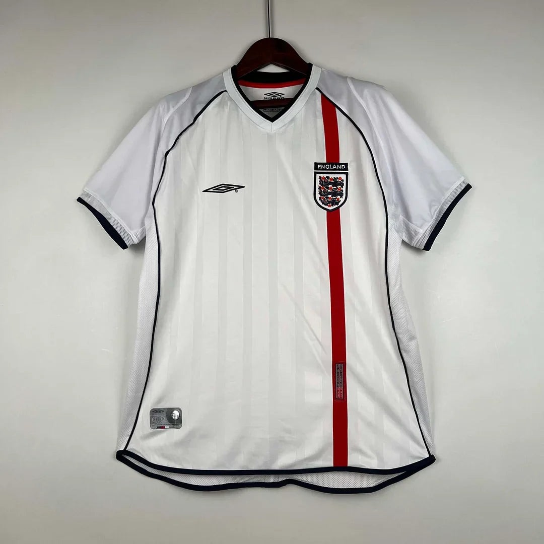 2002 Retro England Home Jersey | Football Jersey Central