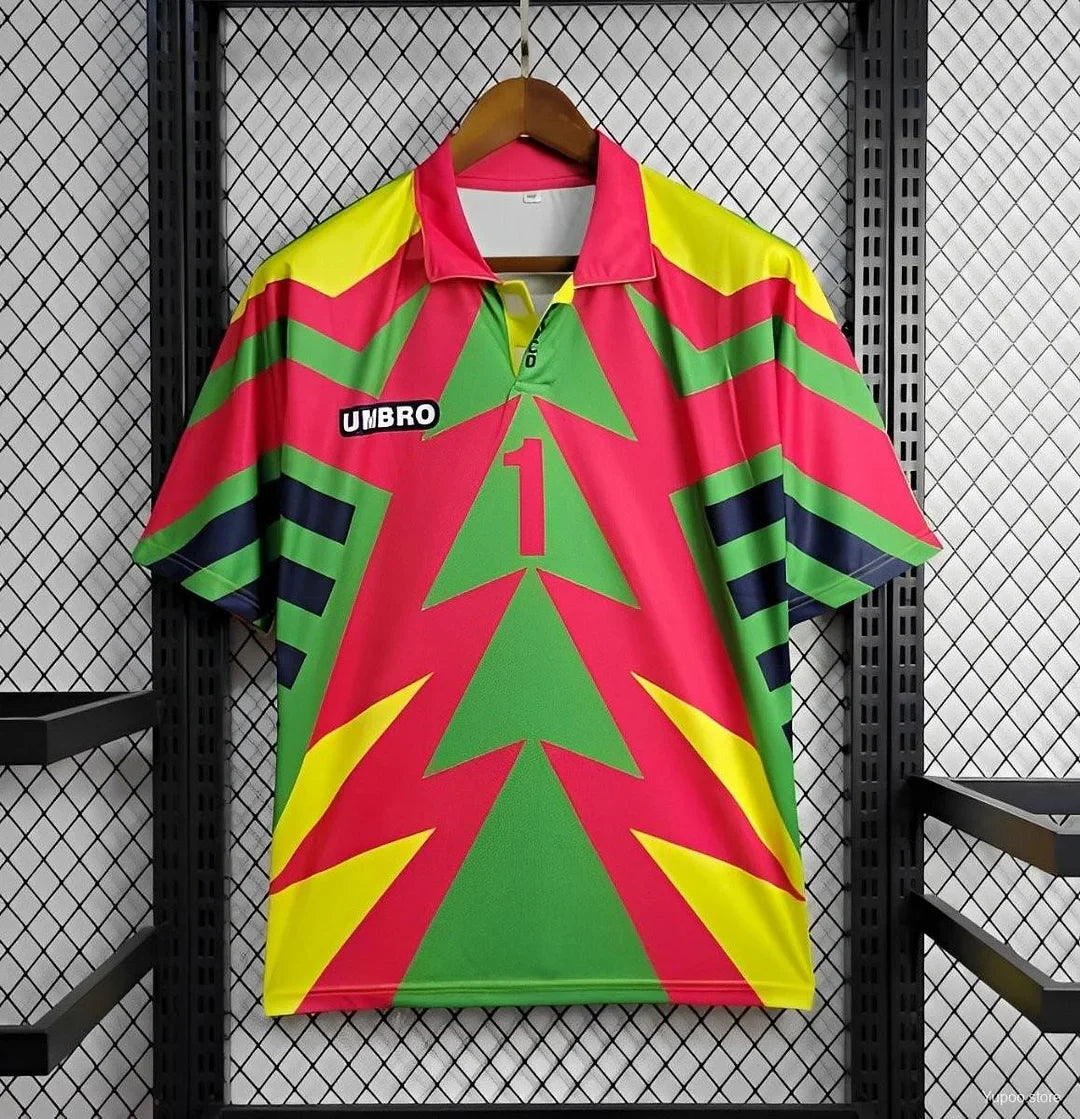1998 Mexico World Cup CAMPOS 1 Home Retro GK Jersey | Football Jersey Central