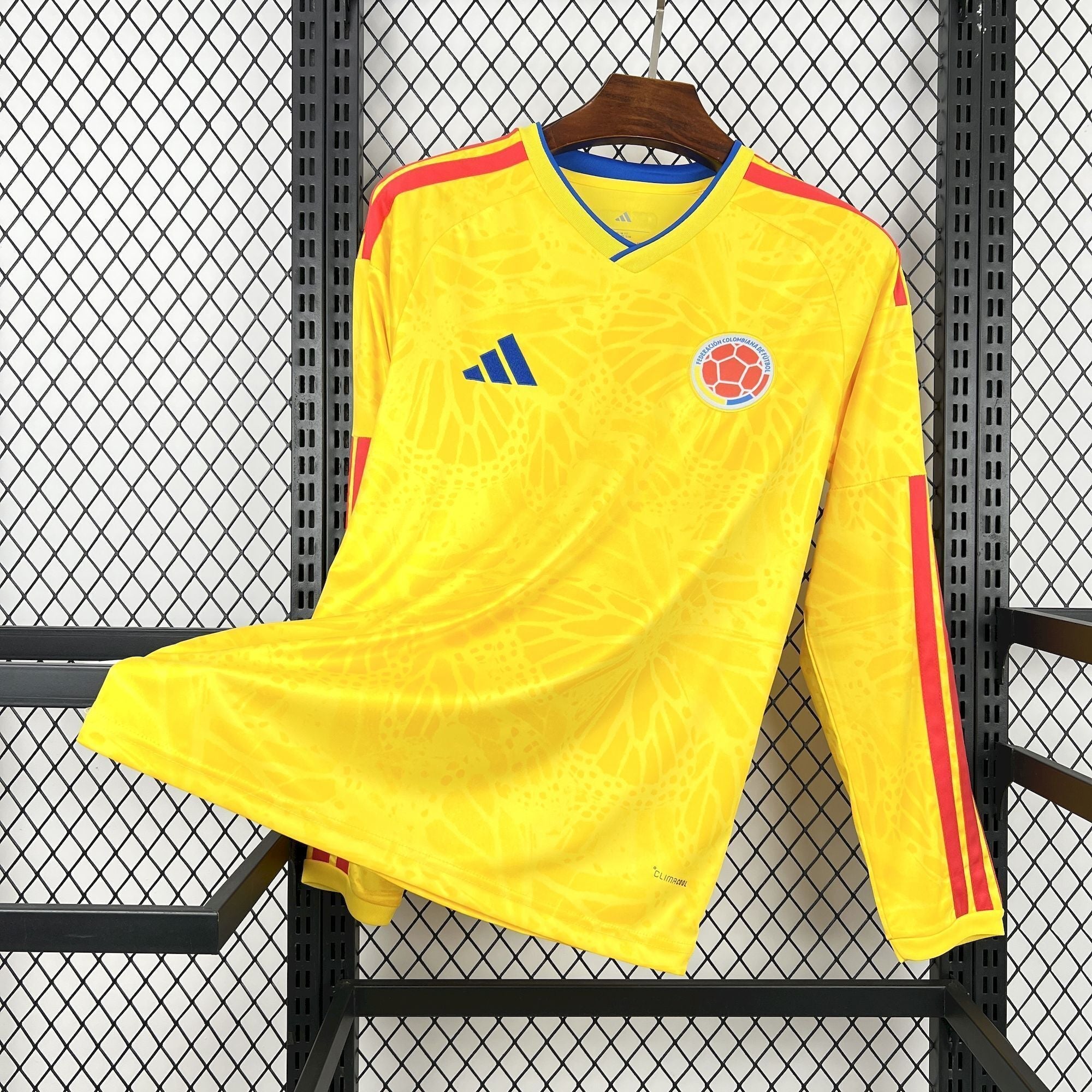 2026 Colombia Home World Cup Kit Long Sleeve Jersey | Football Jersey Central