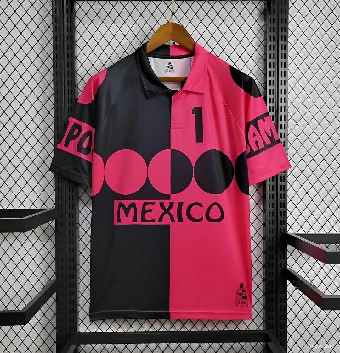 1998 Mexico CAMPOS 1 Away Retro GK Jersey | Football Jersey Central