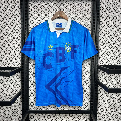 1991-1993 Retro Brazil Away Jersey | Football Jersey Central