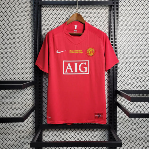 07/08 Manchester United Home Champions League Final Jersey | Football Jersey Central