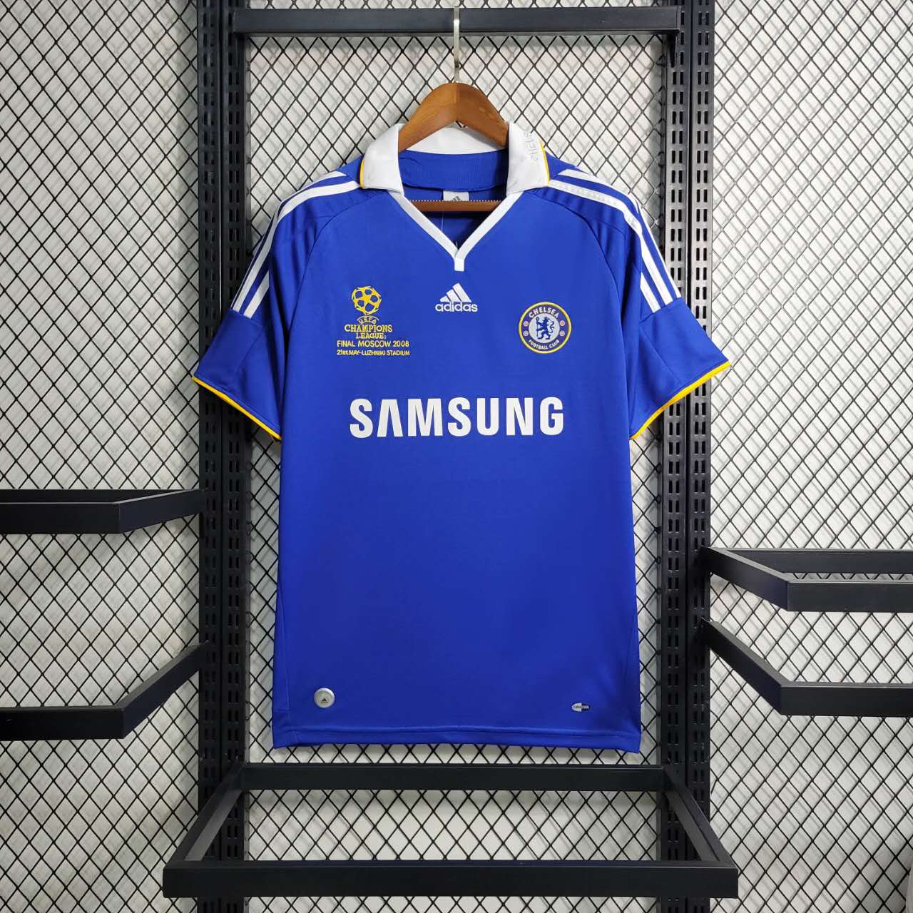 08/09  Chelsea Home Champions League Final Retro Jersey | Football Jersey Central
