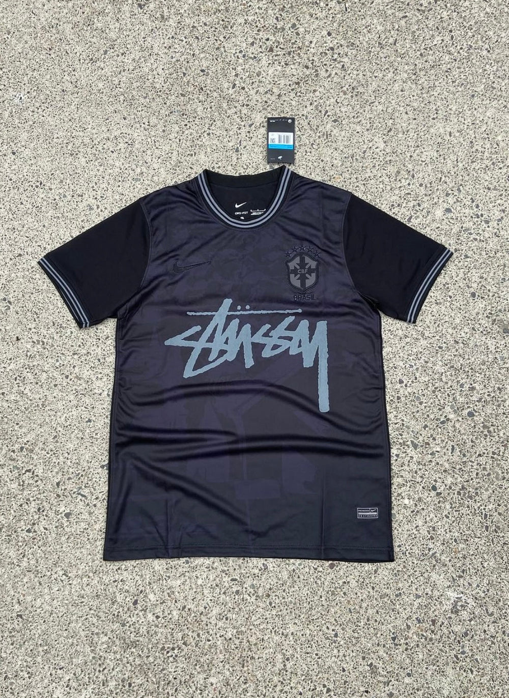 Stüssy x Brazil "Blackout" Limited Jersey | Football Jersey Central