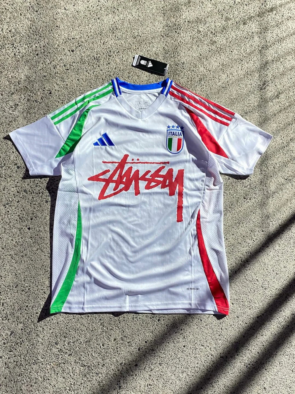 Stüssy x Italy "2024-2025" Away Jersey | Football Jersey Central
