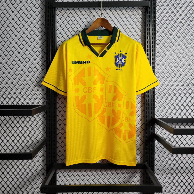 1993-1994 Retro Brazil Home Jersey | Football Jersey Central