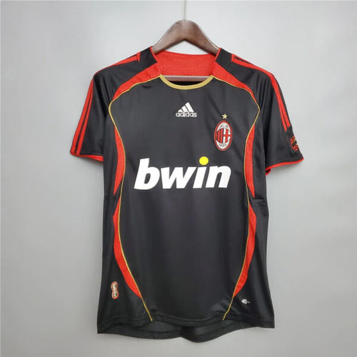 06/07 AC Milan Away Third Black Retro Jersey | Football Jersey Central