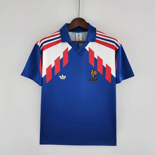 1988-1990 Retro France Home Jersey | Football Jersey Central