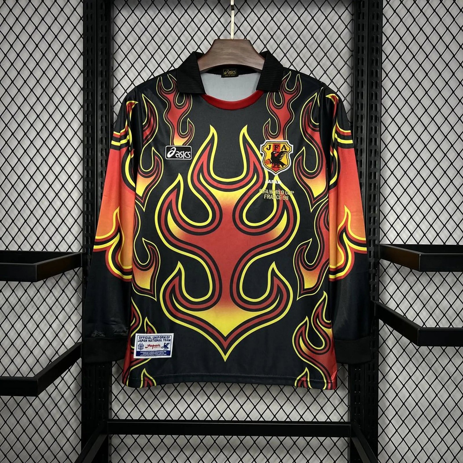 1998 Japan Goalkeeper World Cup Long Sleeve Retro GK Jersey